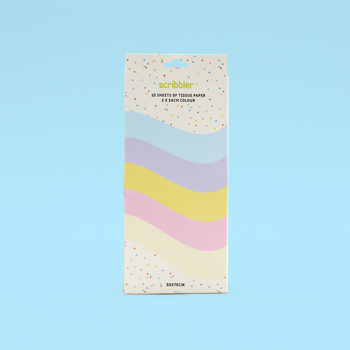 Pastel Rainbow Tissue Paper Pack