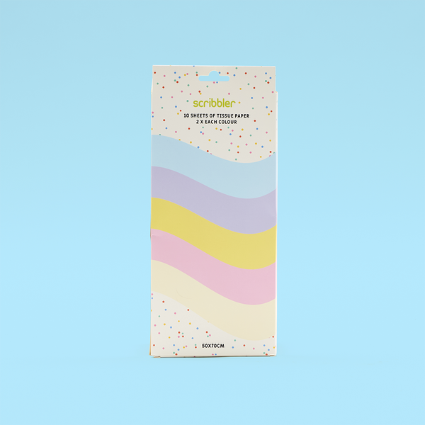 Pastel Rainbow Tissue Paper Pack