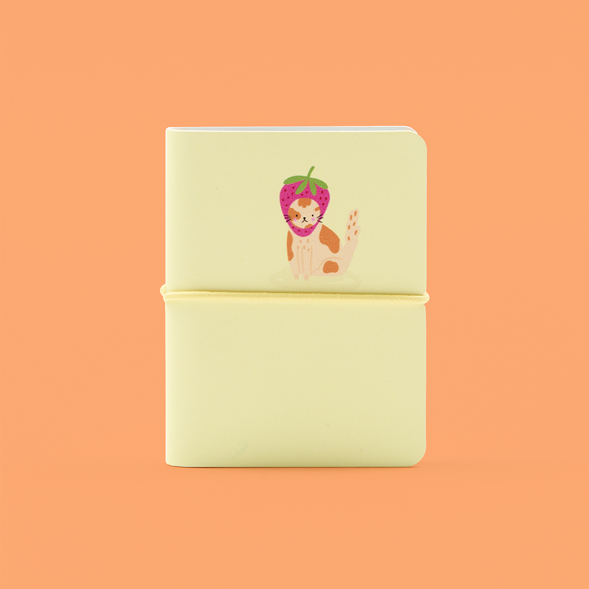 A7 Mini Strawberry Cat Notebook
