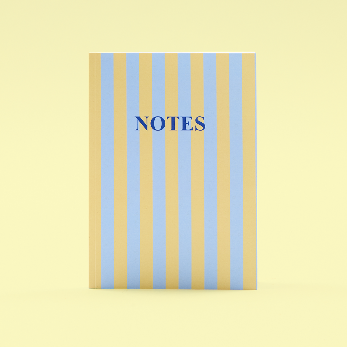 A5 Pastel Blue Yellow Stripe