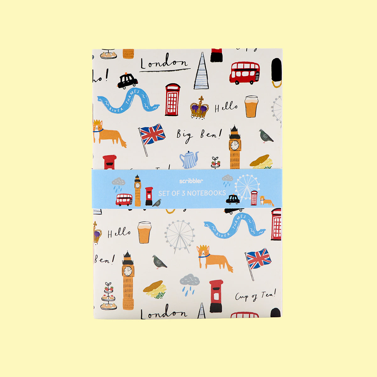 A5 Sketchy London Notebook Trio