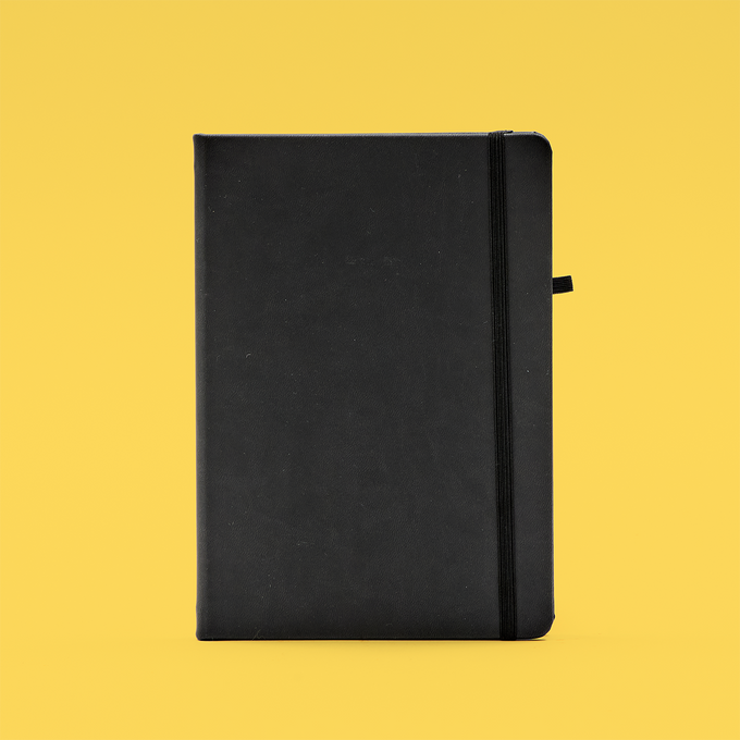 A5 PU Black Notebook – Scribbler Cards & Gifts