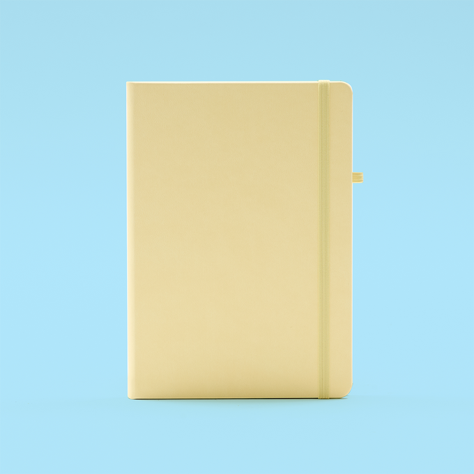 A5 PU Butter Yellow Notebook
