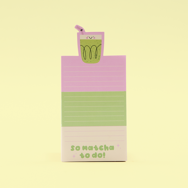 So Matcha To Do List Pad