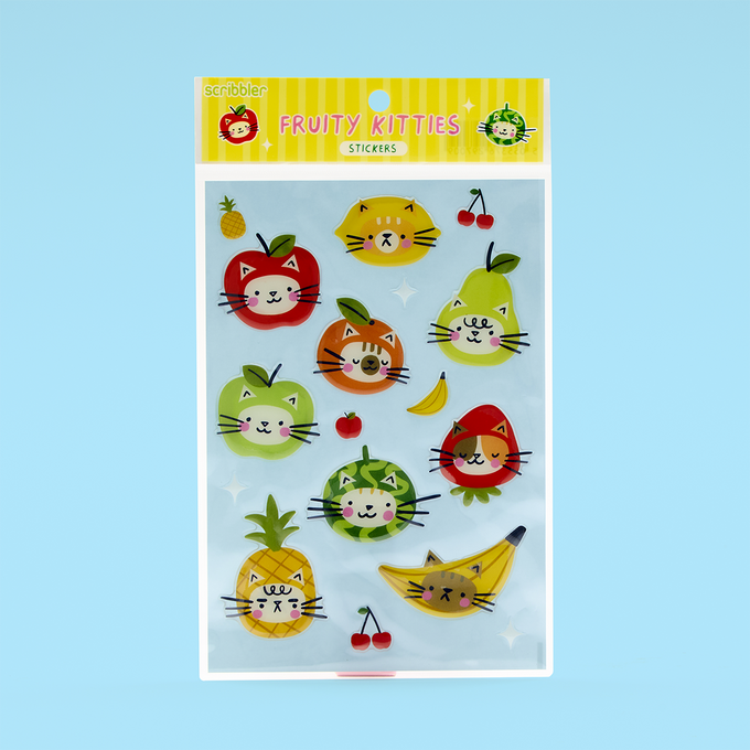 Fruity Kitties Stickers