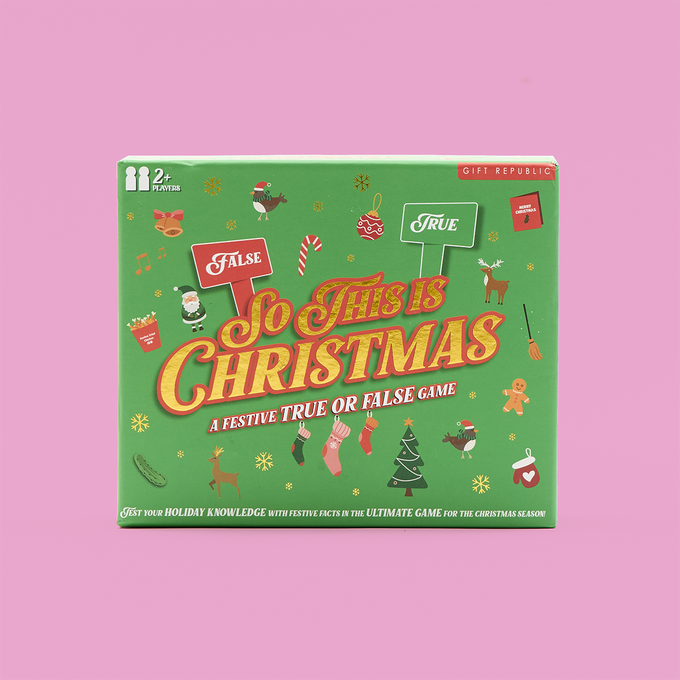 So This Is Christmas True Or False Game