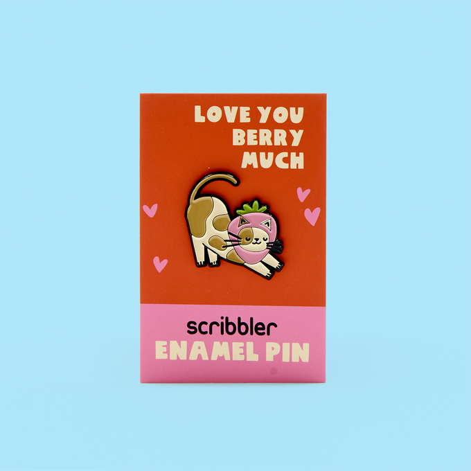 Love You Berry Much Enamel Pin