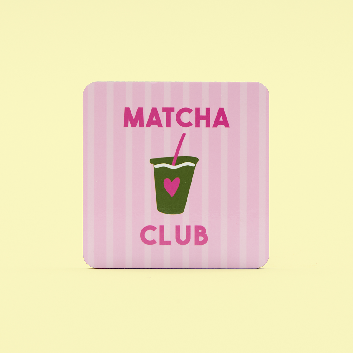 Matcha Club Coaster