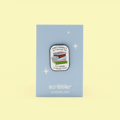 Emotionally Attached to Fictional Characters Enamel Pin