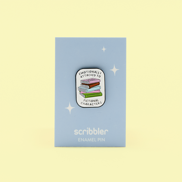 Emotionally Attached to Fictional Characters Enamel Pin