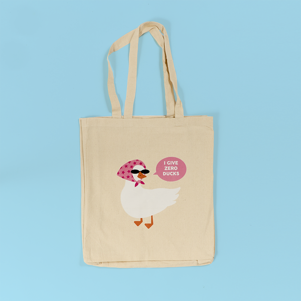 I Give Zero Ducks Tote Bag