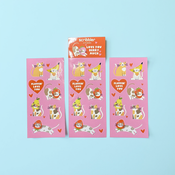 Valentine's Cats Sticker Pack