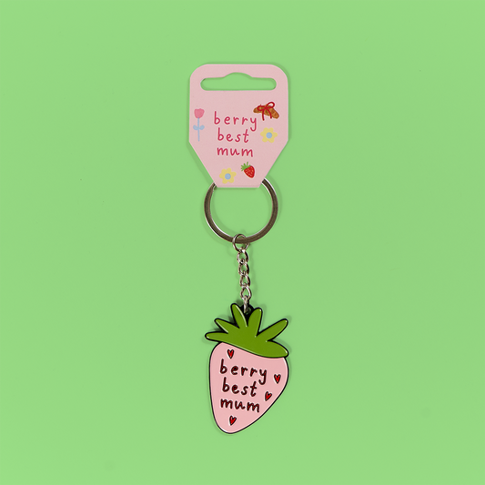 Berry Best Mum Keyring