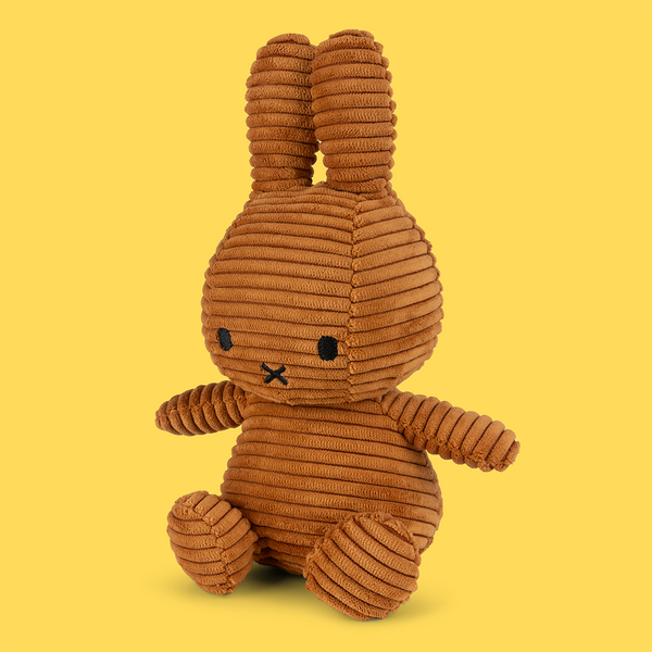 Miffy Corduroy ECO Cinnamon Plush