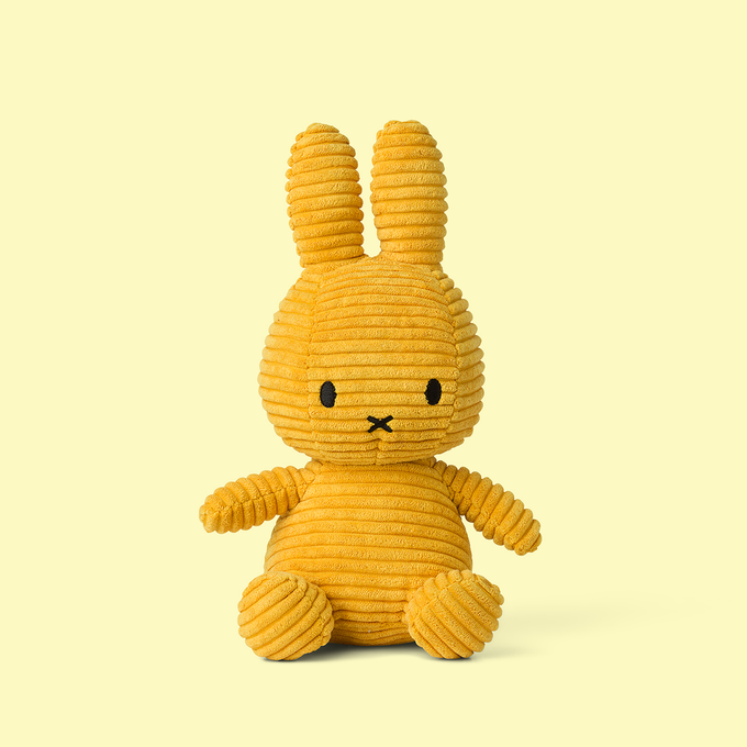 Miffy Corduroy ECO Yellow Plush