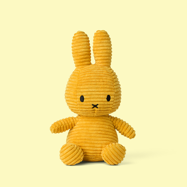 Miffy Corduroy ECO Yellow Plush