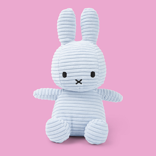Miffy Corduroy ECO Ice Blue Plush