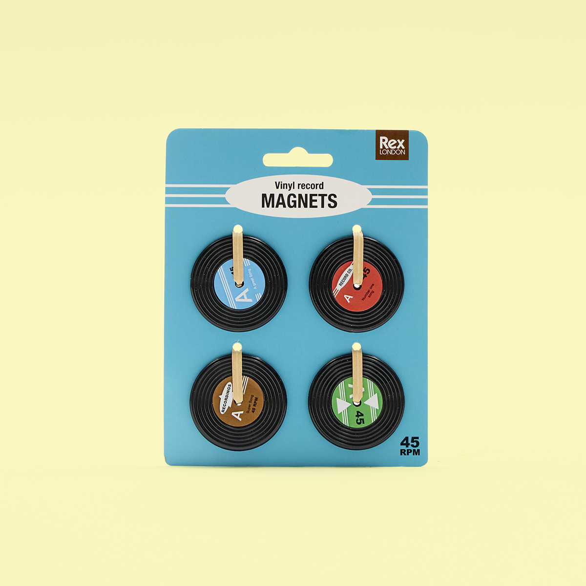 Vinyl Record Music Magnets