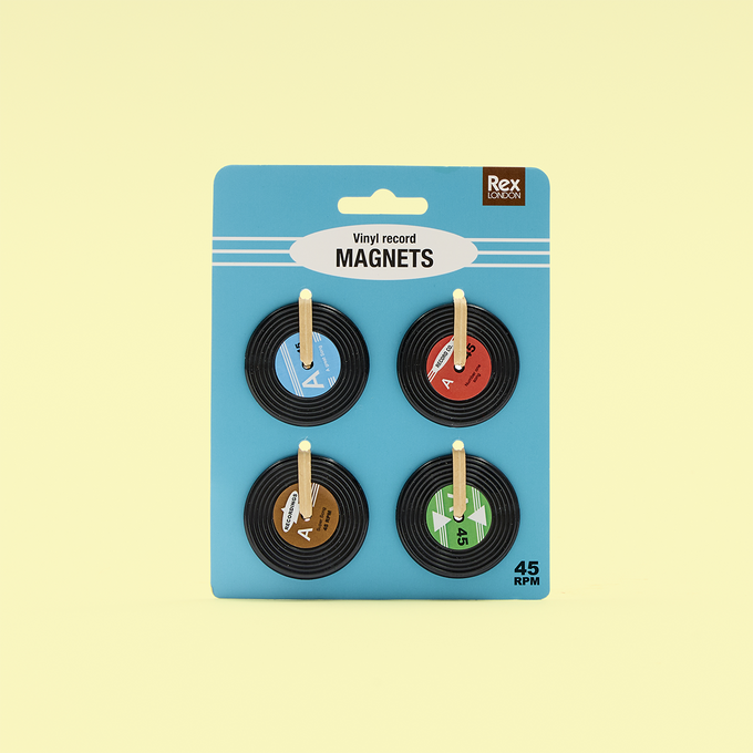 Vinyl Record Music Magnets
