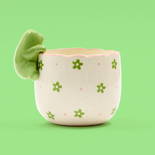 Peeking Frog Planter