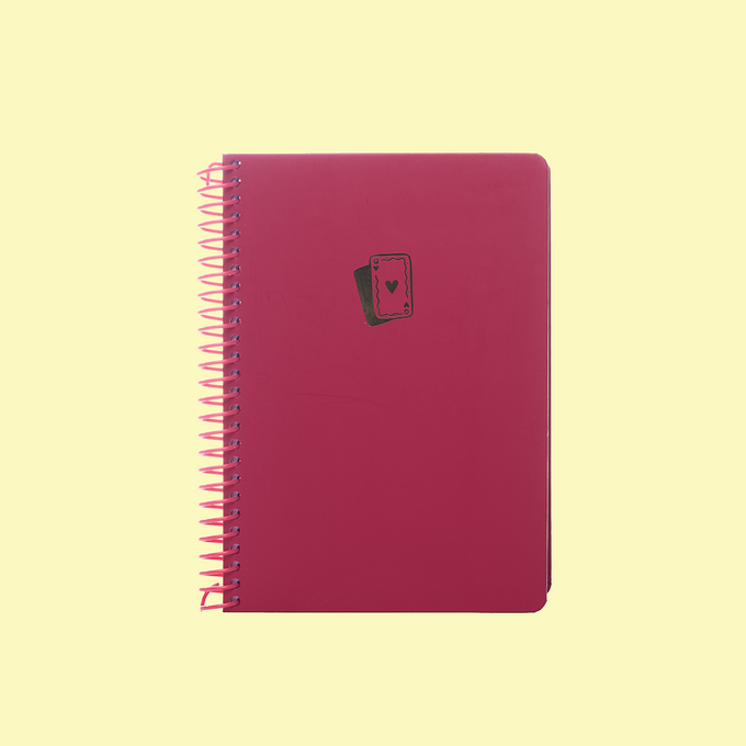Ringbound Playing Card Icon Notebook