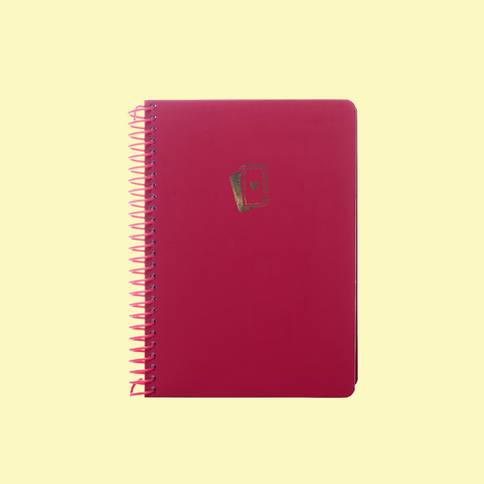 Ringbound Playing Card Icon Notebook