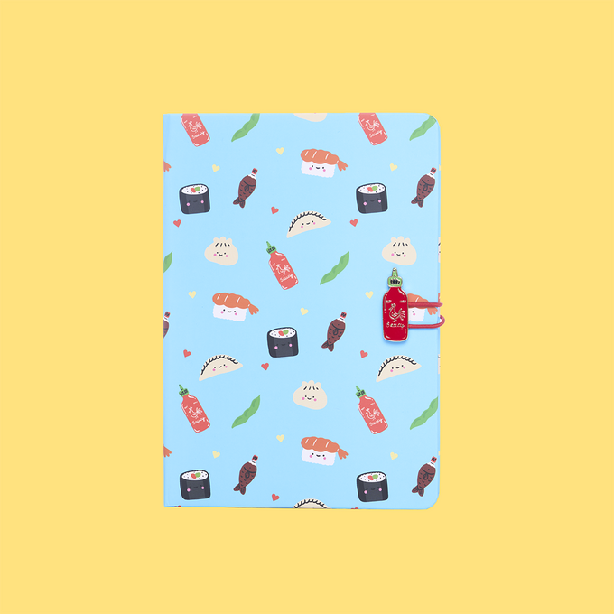 Asian Food Charm Notebook