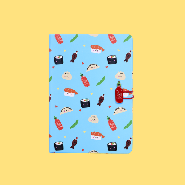 Sushi Icons Charm Notebook