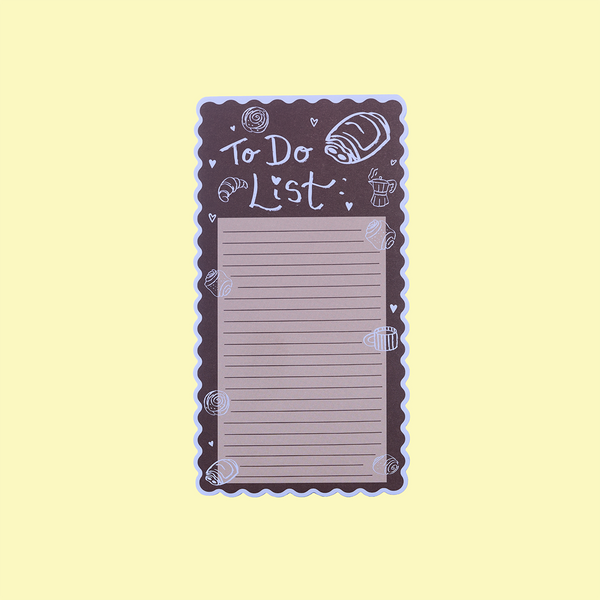 Coffee Club List Pad