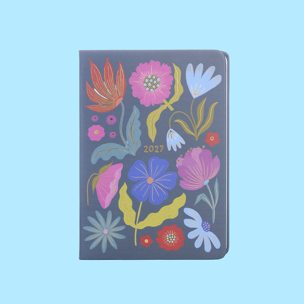 A5 2027 Diary Floral Brights