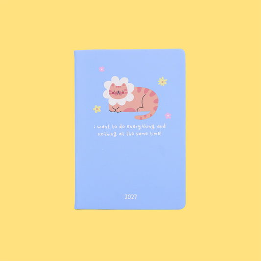 A5 2027 Diary Sarcastic Cat