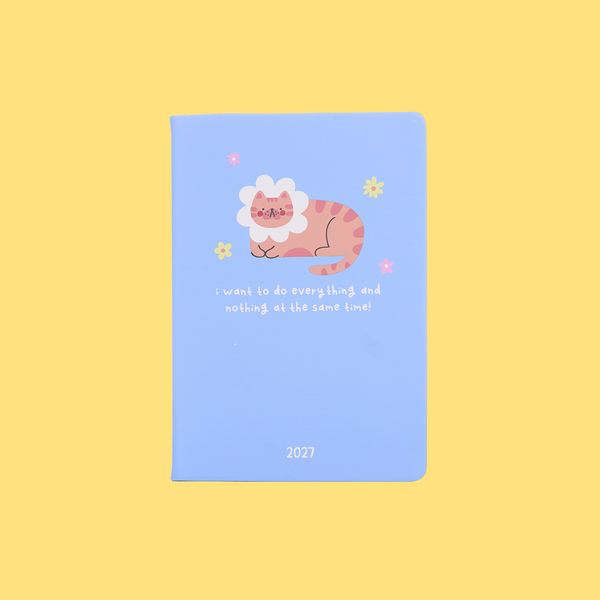 A5 2027 Diary Sarcastic Cat