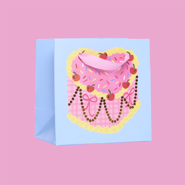 Pom Pom Cake Small Gift Bag