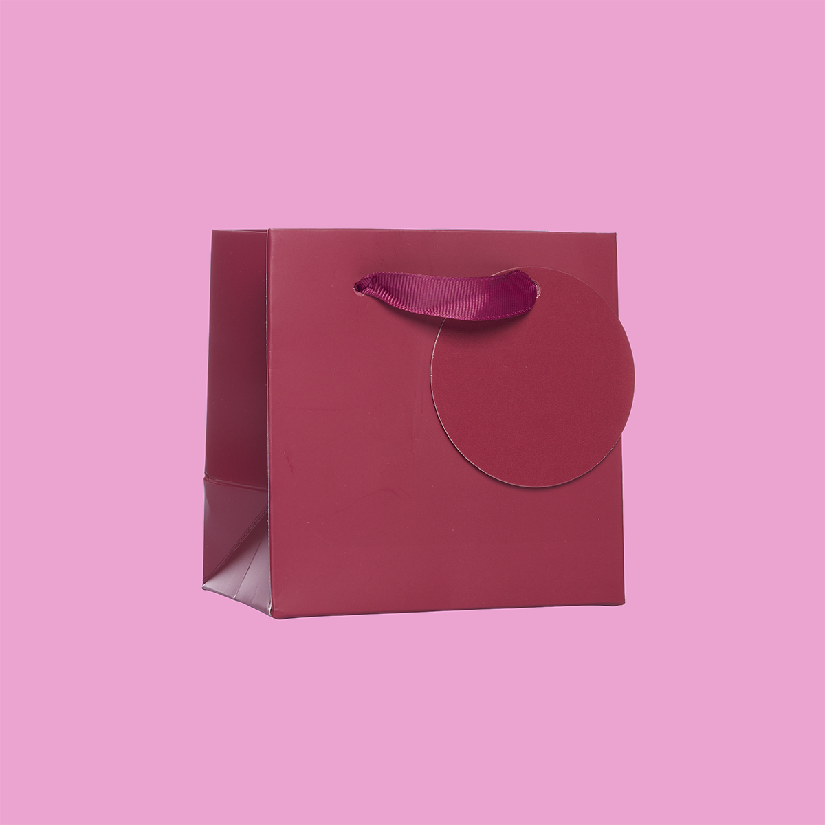 Burgundy Wine Small Gift Bag