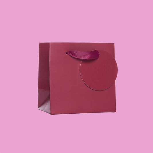 Burgundy Wine Small Gift Bag