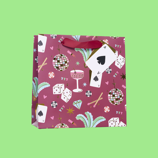 Showgirl Burgundy Medium Gift Bag