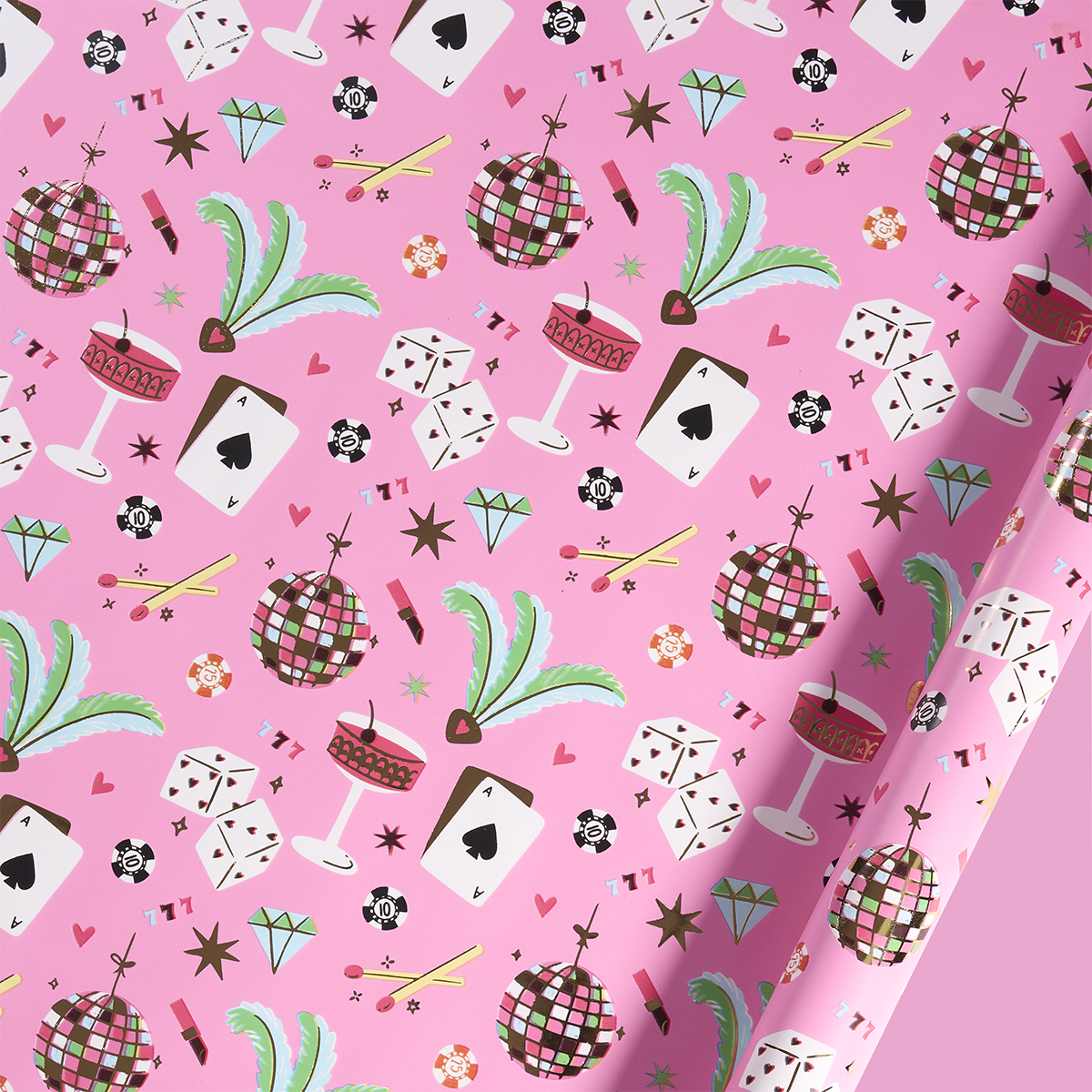Showgirl Pink Roll Wrap