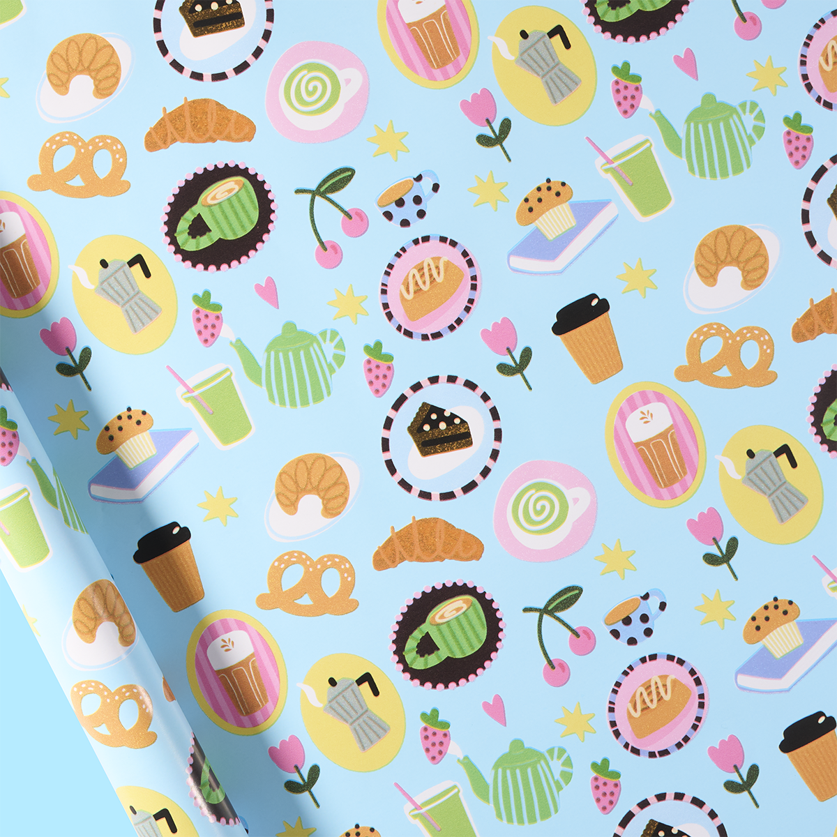 Coffee Mornings Roll Wrap
