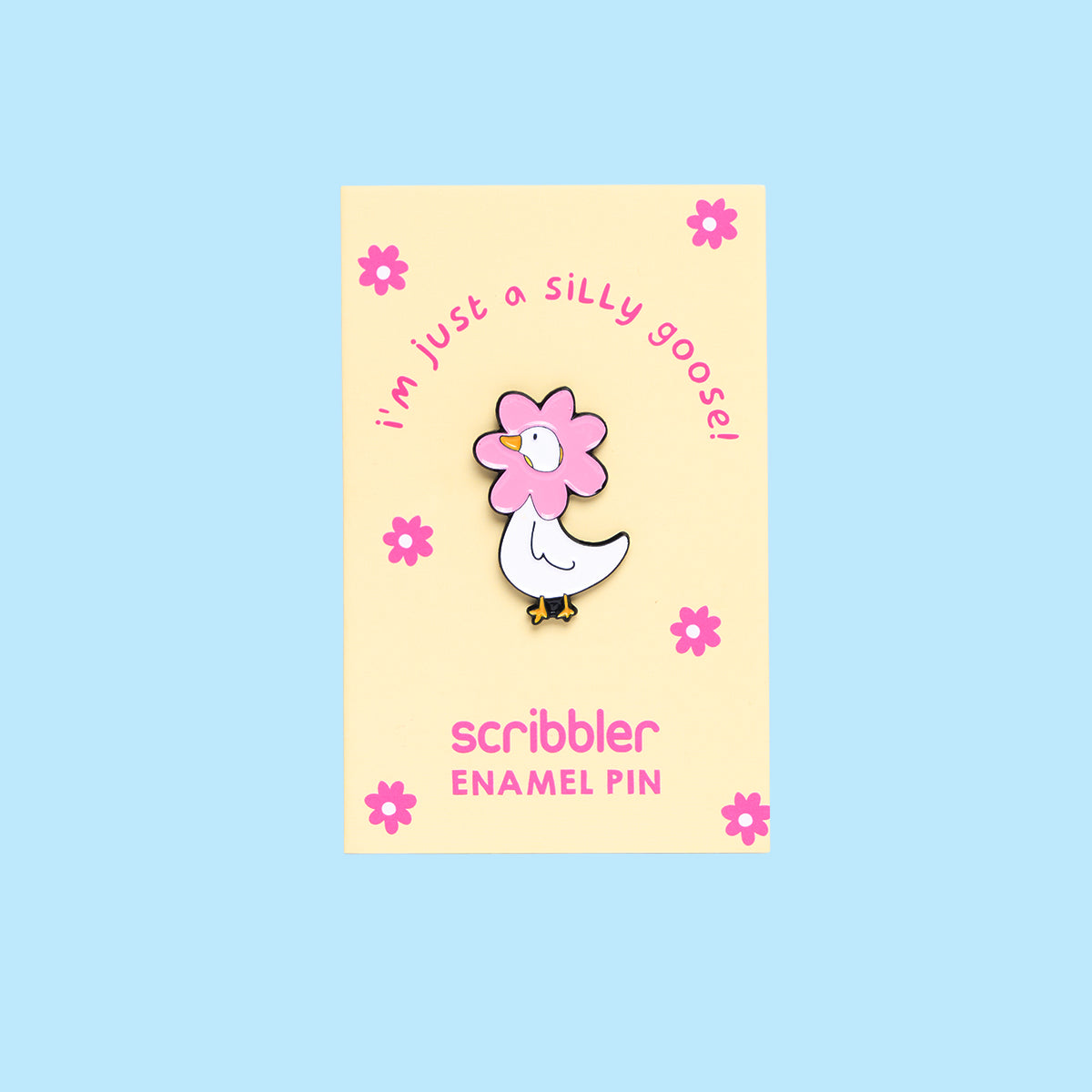 Silly Goose Enamel Pin Badge
