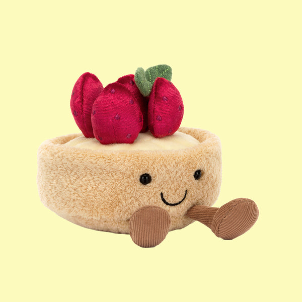 Jellycat Amuseables Fleurette Tarte Aux Fraises