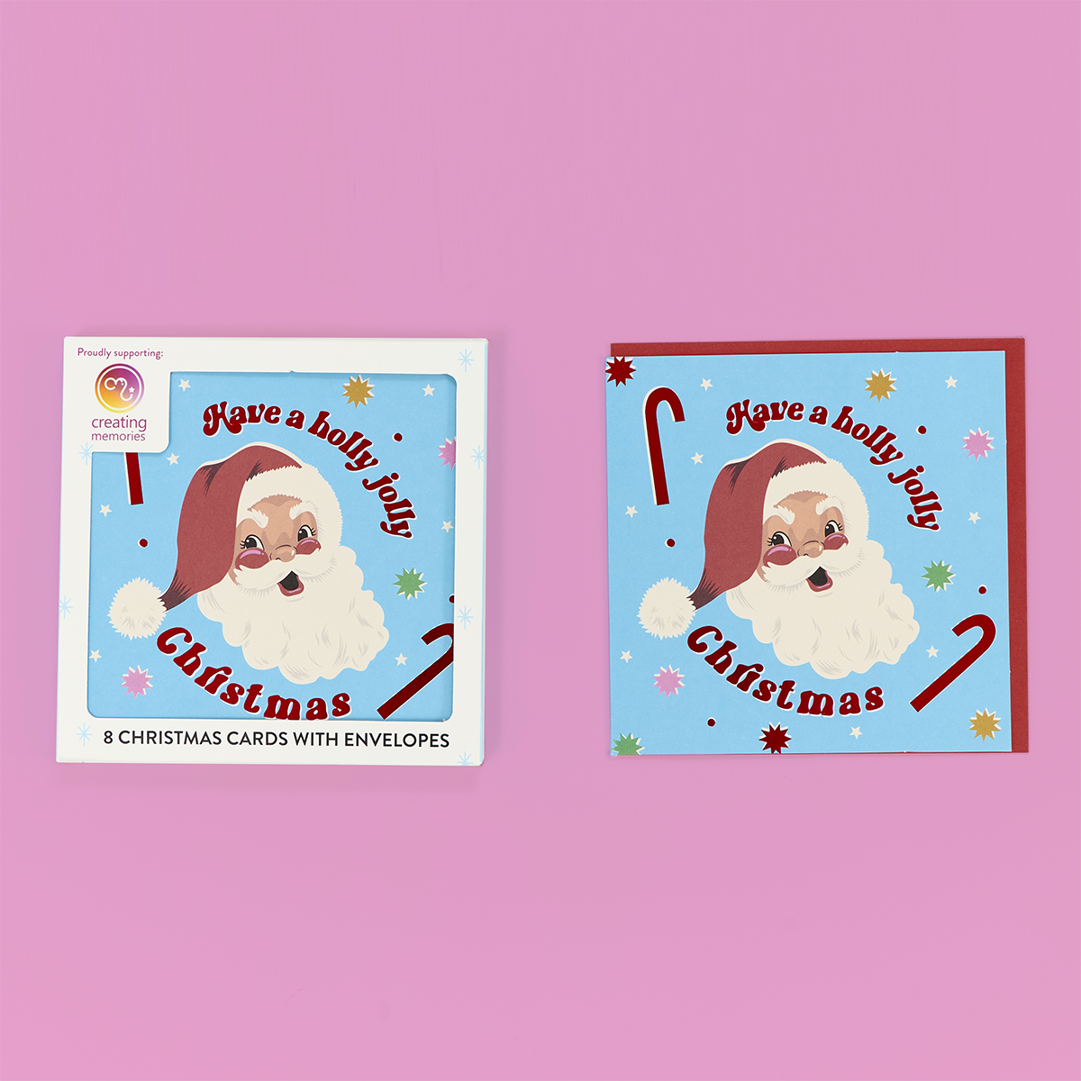 Retro Santa Card Pack