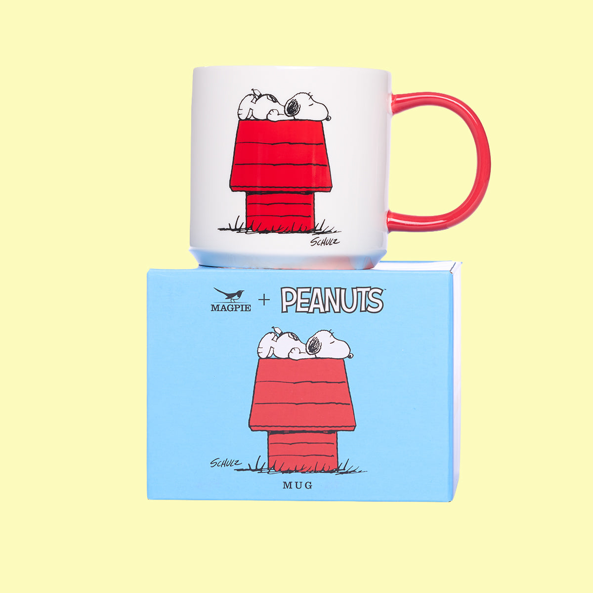 Peanuts Allergic to Mornings Mug