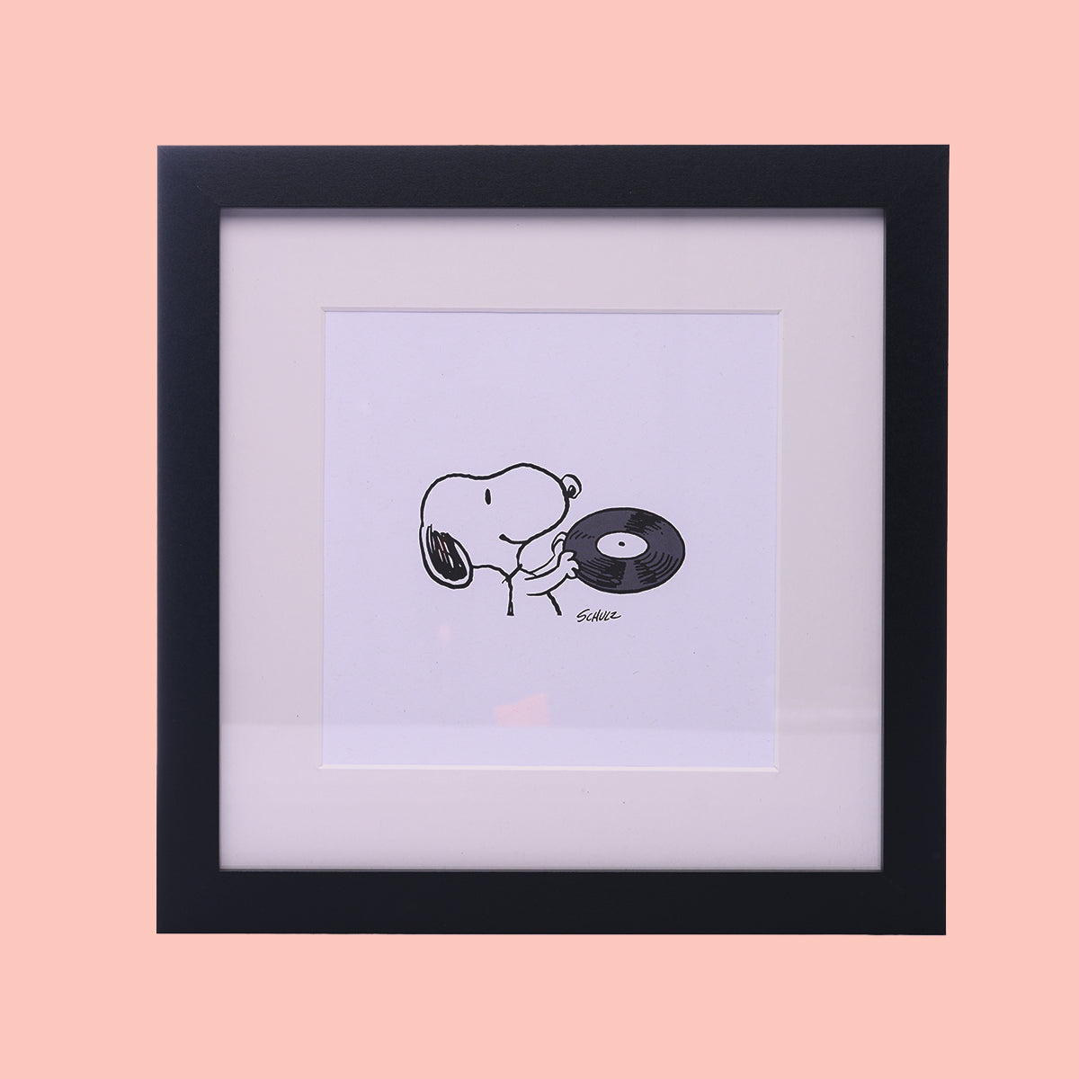 Peanuts Vinyl Framed Print