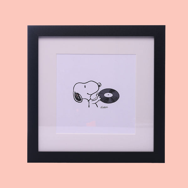 Peanuts Vinyl Framed Print