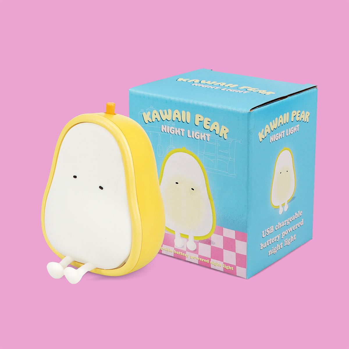 Kawaii Pear Night Light