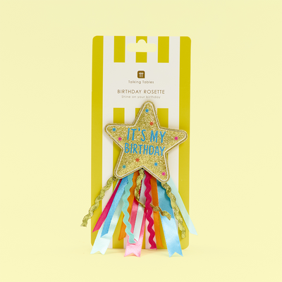 Star Birthday Badge