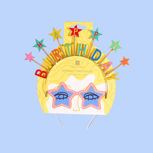 Star Birthday Headband