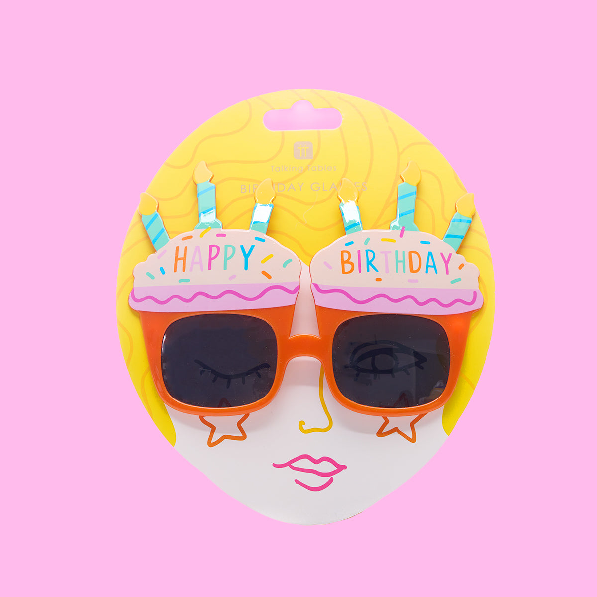 Birthday Cake Glasses