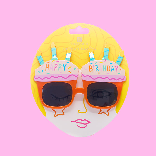 Birthday Cake Glasses