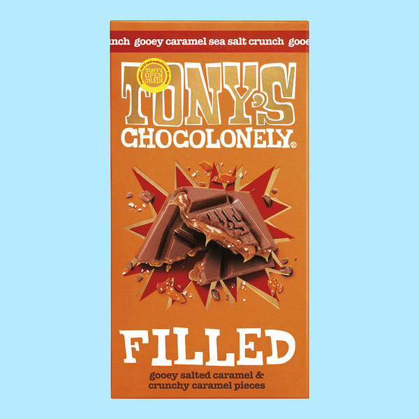 Tony's Chocolonely Filled Caramel Sea Salt Crunch